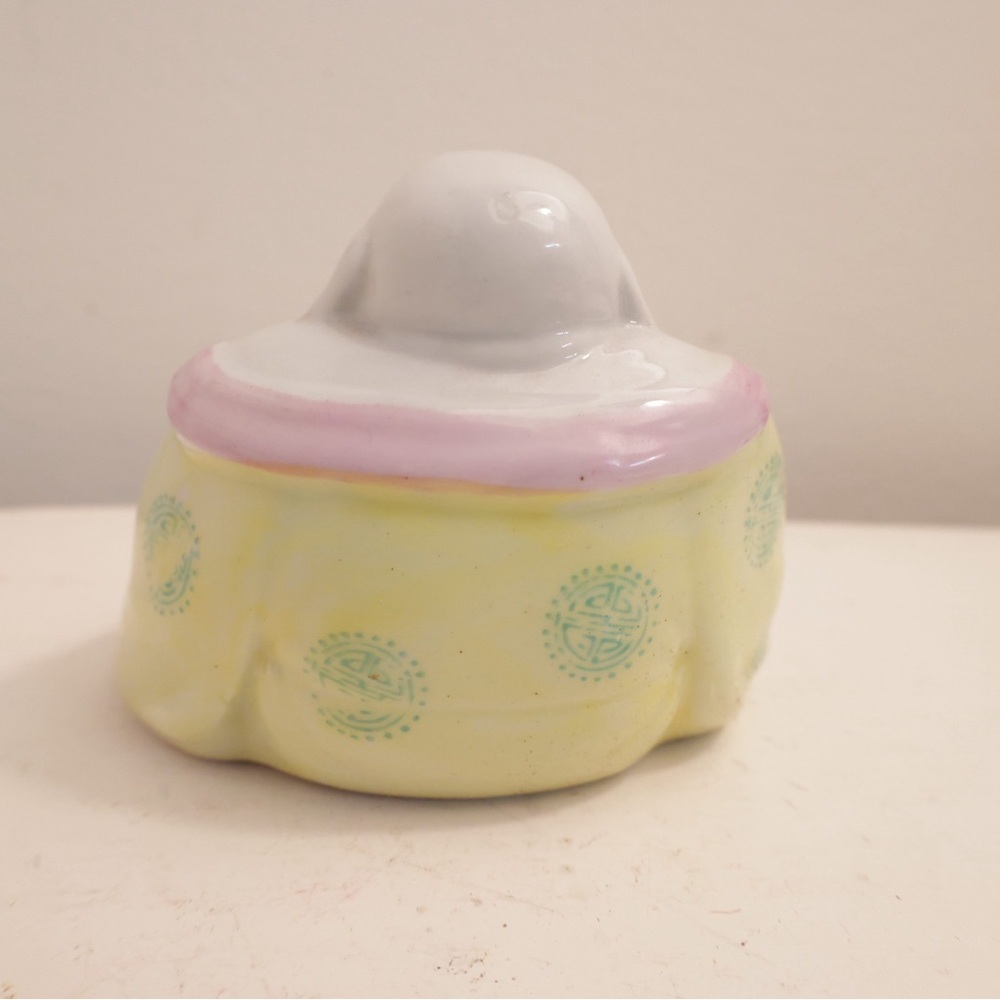 Buddha Colourful Ceramic Laughing Buddha Figurine Buddhism - Picture 3 of 3